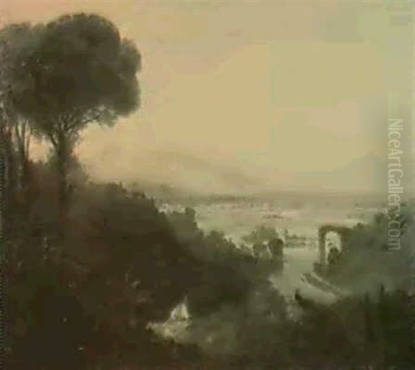 The Broken Bridge At Narni Near Orvieto - view 1