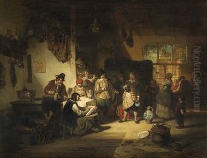 In The Tavern by Alexander Louis Lion