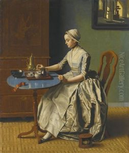 A Dutch Girl At Breakfast