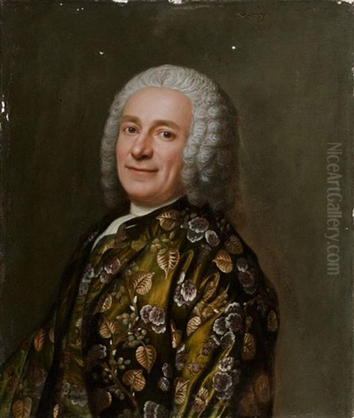 Portrait D'homme A La Veste De Soie - view 1