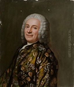 Portrait D'homme A La Veste De Soie by Etienne Liotard