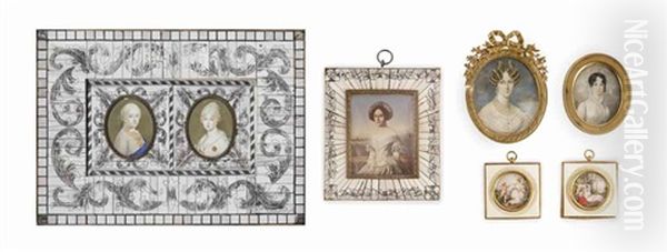 Portraits Of George Iii (+ A Lady; Pair) - view 1