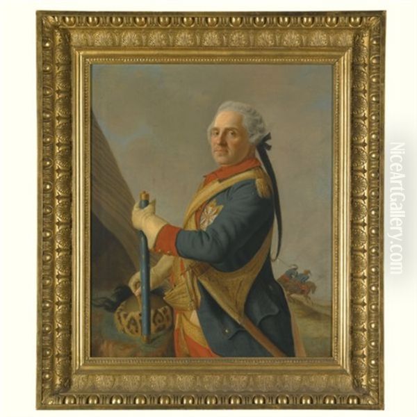 Portrait Of Maurice De Saxe, Marshal Of France - view 1