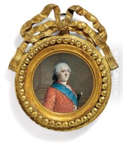 King Louis Xv Of France In Red Coat With Gold Buttons