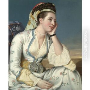 Portrait Of The Countess Of Coventry by Etienne Liotard