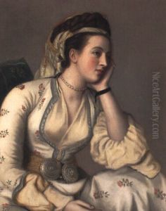 Portrait De Dame (mary Gunning, Comtesse De Coventry?) by Etienne Liotard