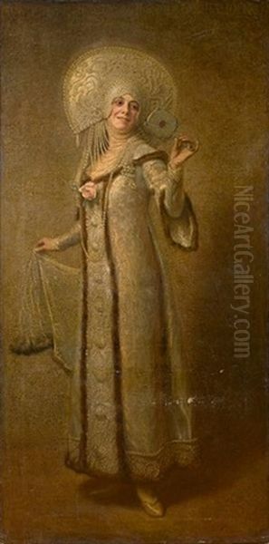Florence Theleur, Lady Alexander In Russian Costume - view 1