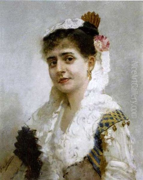 Portrait De Femme En Buste - view 1