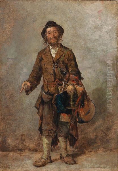 Jewish Peddlar From Eastern Europe - view 1