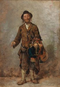 Jewish Peddlar From Eastern Europe by Hipolit Lipinski