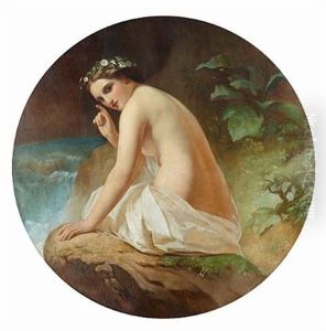Bathing Beauty (after Timofei Andreevich Neff) by Ernst Karlovich Lippgart