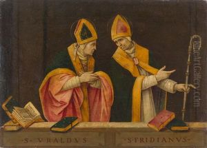 St. Ubaldus Und St. Fridianus by Filippino Lippi