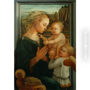 Madonna And Child With An Angel by Filippino Lippi
