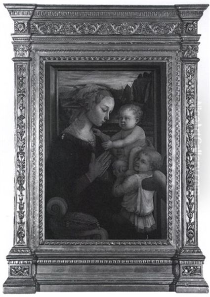 Madonna And Child With Angels - view 1