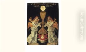 L'adoration De L'eucharistie by Filippino Lippi