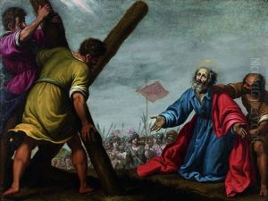 Le Martyre De Saint Andre by Lorenzo Lippi