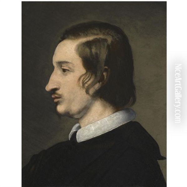 Portrait Of A Man In Profile - view 1