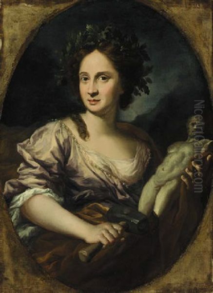 Portrait Of A Young Lady As Minerva - view 1