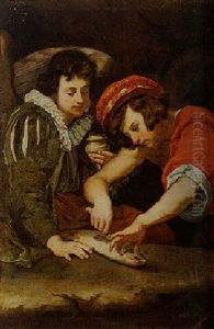 Tobias And The Angel by Lorenzo Lippi