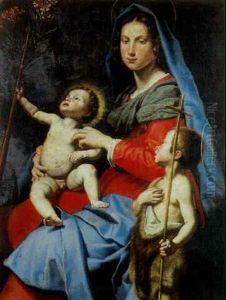 La Vierge A L'enfant Et Saint Jean Baptiste La Vierge A L'enfant Et Saint Jean Baptiste