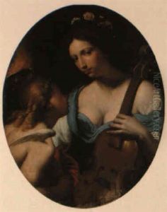 A Personification Of Music by Lorenzo Lippi
