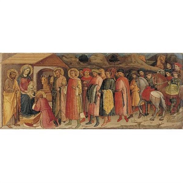 The Adoration Of The Magi (a Predella Of An Altarpiece) - view 1