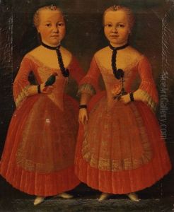 Doppelportrat Der Schwestern Caroline Und Elisabetha Von Stockum
