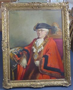 Portrait Of Lady Emily Roney, Mayor Of Wimbledon