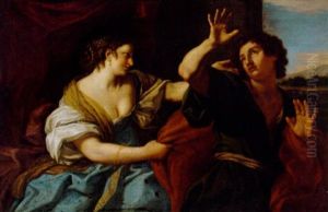 Joseph And Potiphar's Wife by Jan (Pan) von Lis