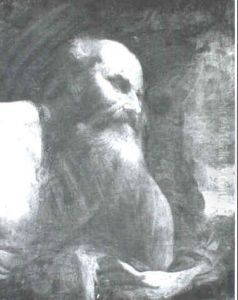 Male Saint In Profile by Jan (Pan) von Lis