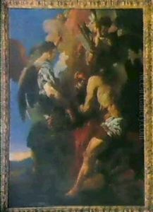 Die Inspiration Des Heiligen Hieronymus by Jan (Pan) von Lis