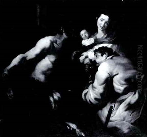Satyr And Peasant - view 1