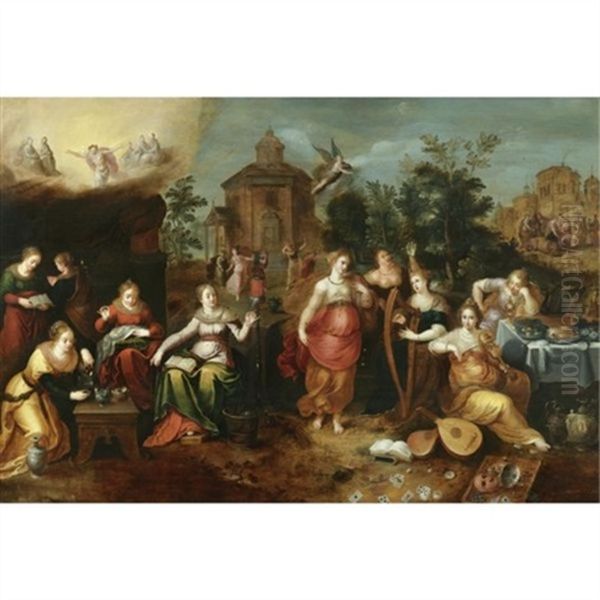 The Parable Of The Wise And Foolish Virgins - view 1