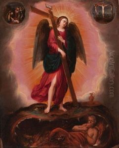 Angeles Con Atributos De La Pasion (pair)