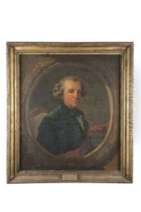 A Portrait Of Frederick Ii Hohenzollern Of Prussia (frederick The Great) by Anna Dorothea Lisiewski