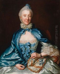 Portrait Of Christiane Amalie Ernestine Von Schlabrendorf by Anna Dorothea Lisiewski