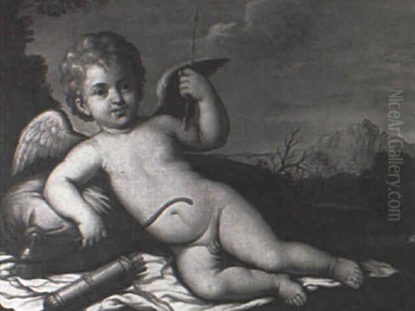 Cupid With Bow And Arrow - view 1
