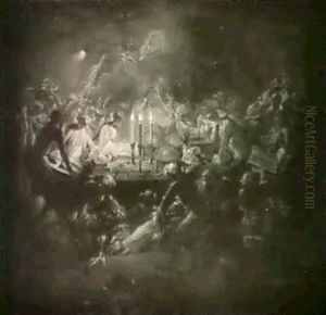 Allegory Of Wisdom Triumphing Over Ignorance by Anna Dorothea Lisiewski