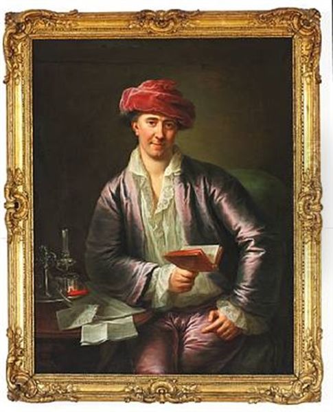 Interior With Heinrich Albert Thalbitzer (1737-1785), Preussian Consul In Helsingor - view 1