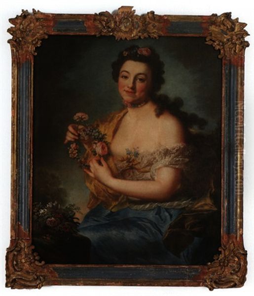 Portrat Einer Adeligen Als Flora - view 1