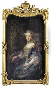 Portrait Of Queen Elisabeth Christine, Wife Of King Frederick Wilhelm Ii Of Prussia by Anna Rosina Lisiewski