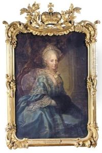 Portrait Of Duchess Philippine Charlotte, Wife Of Duke Karl I by Anna Rosina Lisiewski