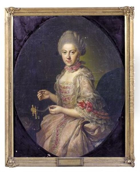 Portrait Of Augusta Dorothea Princess Of Brunswick-wolfenbuttel - view 1