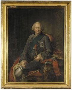 Portrait Of Ferdinand Of Brunswick-wolfenbuttel by Anna Rosina Lisiewski