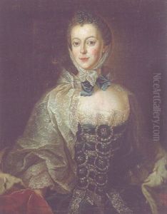Portrait Of Elisabeth-friederike Sophie, Duchess Of Wurttemberg, Nee Countess Of Brandenburg-bayreuth