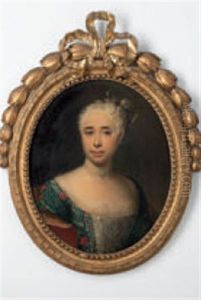 Bildnis Einer Dame Mit Schleife Im Haar