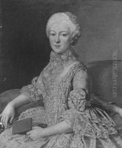 Portrait D'une Dame De Qualite by Christian Friedrich Reinhold Lisiewski