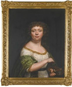 Self Portrait Of The Artist, Aged Twenty-one by Frederike Julie Lisiewski