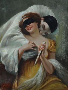 Scena Galante In Costume by Arnaldo de Lisio