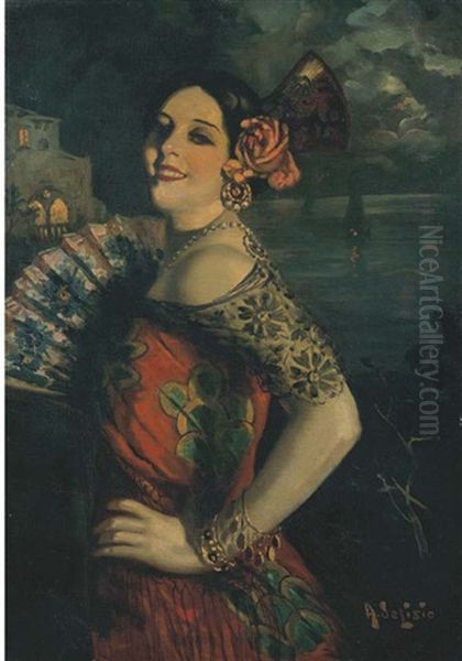 Donna Spagnola In Costume - view 1